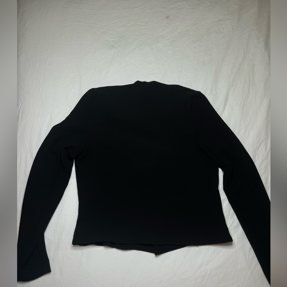 Open Blazer Black Textured Medium by George | Flowy - Picture 3 of 7